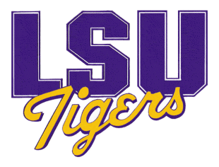 LSU Tigers 1990-2001 Alternate Logo Sticker Heat Transfer