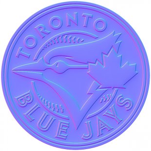 Toronto Blue Jays Colorful Embossed Logo decal sticker