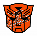 Autobots Baltimore Orioles logo decal sticker