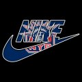 New York Rangers Nike logo decal sticker