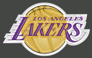 Los Angeles Lakers Plastic Effect Logo decal sticker