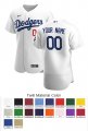 Los Angeles Dodgers Custom Letter and Number Kits for Home Jersey Material Twill