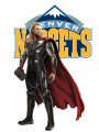 Denver Nuggets Thor Logo Sticker Heat Transfer