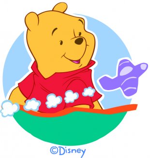 Disney Pooh Logo 07 decal sticker