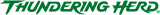 Marshall Thundering Herd 2001-Pres Wordmark Logo 03 decal sticker