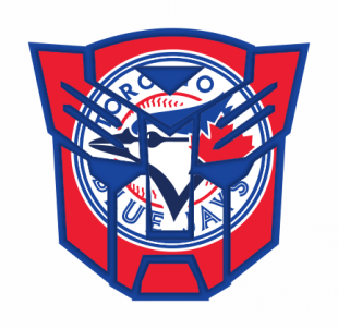 Autobots Toronto Blue Jays logo decal sticker