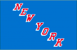 New York Rangers 1978 79-1986 87 Jersey Logo Sticker Heat Transfer