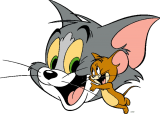 Tom and Jerry Logo 26 Sticker Heat Transfer