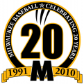 Wisconsin-Milwaukee Panthers 2010 Anniversary Logo decal sticker