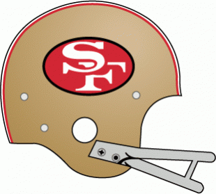 San Francisco 49ers 1964-1988 Helmet Logo decal sticker