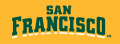 San Francisco Dons 2012-Pres Wordmark Logo 09 Sticker Heat Transfer