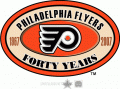 Philadelphia Flyers 2006 07 Anniversary Logo Sticker Heat Transfer