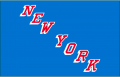 New York Rangers 1978 79-1986 87 Jersey Logo Sticker Heat Transfer