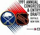 NHL Draft 1990-1991 Alternate Logo decal sticker