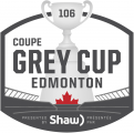 Grey Cup 2018 Primary Logo decal sticker