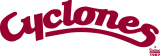 Iowa State Cyclones 1987-1994 Wordmark Logo 02 decal sticker