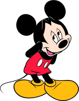 Mickey Mouse Logo 09 Sticker Heat Transfer