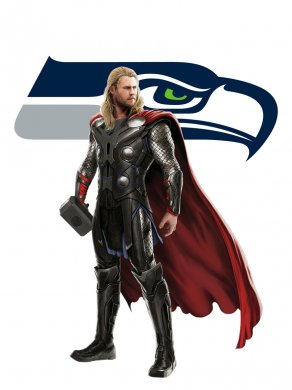 Seattle Seahawks Thor Logo decal sticker