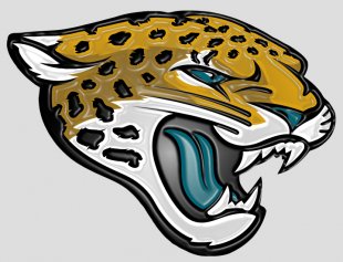 Jacksonville Jaguars Plastic Effect Logo Sticker Heat Transfer