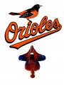 Baltimore Orioles Spider Man Logo Sticker Heat Transfer