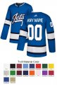 Winnipeg Jets Custom Letter and Number Kits for Alternate Jersey Material Twill
