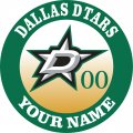 Dallas Stars Customized Logo Sticker Heat Transfer