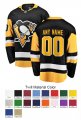 Pittsburgh Penguins Custom Letter and Number Kits for Home Jersey Material Twill