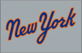 New York Mets 1987 Jersey Logo Sticker Heat Transfer