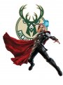 Milwaukee Bucks Thor Logo Sticker Heat Transfer