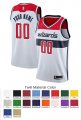 Washington Wizards Custom Letter and Number Kits for Association Jersey Material Twill