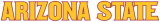 Arizona State Sun Devils 2011-Pres Wordmark Logo 19 decal sticker