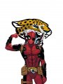 Jacksonville Jaguars Deadpool Logo decal sticker