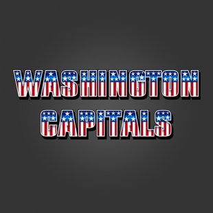 Washington Capitals American Captain Logo decal sticker