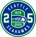 Seattle Seahawks 2000 Anniversary Logo Sticker Heat Transfer