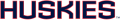 UConn Huskies 2013-Pres Wordmark Logo 02 decal sticker