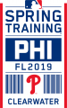 Philadelphia Phillies 2019 Event Logo Sticker Heat Transfer