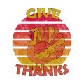 Thanksgiving Day Logo 02 Sticker Heat Transfer