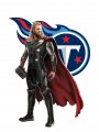 Tennessee Titans Thor Logo Sticker Heat Transfer
