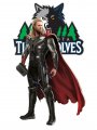 Minnesota Timberwolves Thor Logo decal sticker