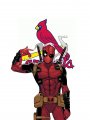 St. Louis Cardinals Deadpool Logo decal sticker