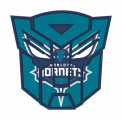 Autobots Charlotte Hornets logo Sticker Heat Transfer