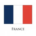 France flag logo decal sticker