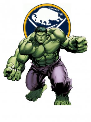 Buffalo Sabres Hulk Logo decal sticker