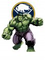 Buffalo Sabres Hulk Logo Sticker Heat Transfer