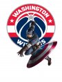 Washington Wizards Captain America Logo decal sticker