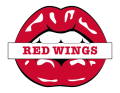 Detroit Red Wings Lips Logo Sticker Heat Transfer