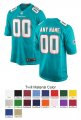 Miami Dolphins Custom Letter and Number Kits For Blue Jersey Material Twill