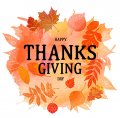 Thanksgiving Day Logo 33 Sticker Heat Transfer