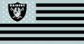 Oakland Raiders Flag001 logo Sticker Heat Transfer