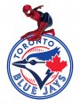 Toronto Blue Jays Spider Man Logo Sticker Heat Transfer